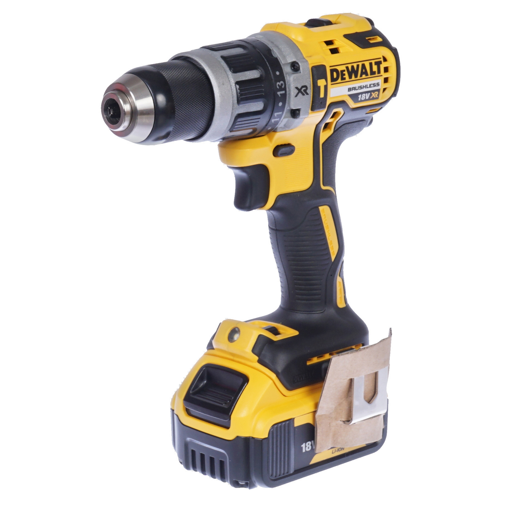 Изображение товара Аккумуляторная дрель-шуруповерт DeWalt DCD796P2-QW 18 В, 2x5 Ач, ударная, бесщёточная
