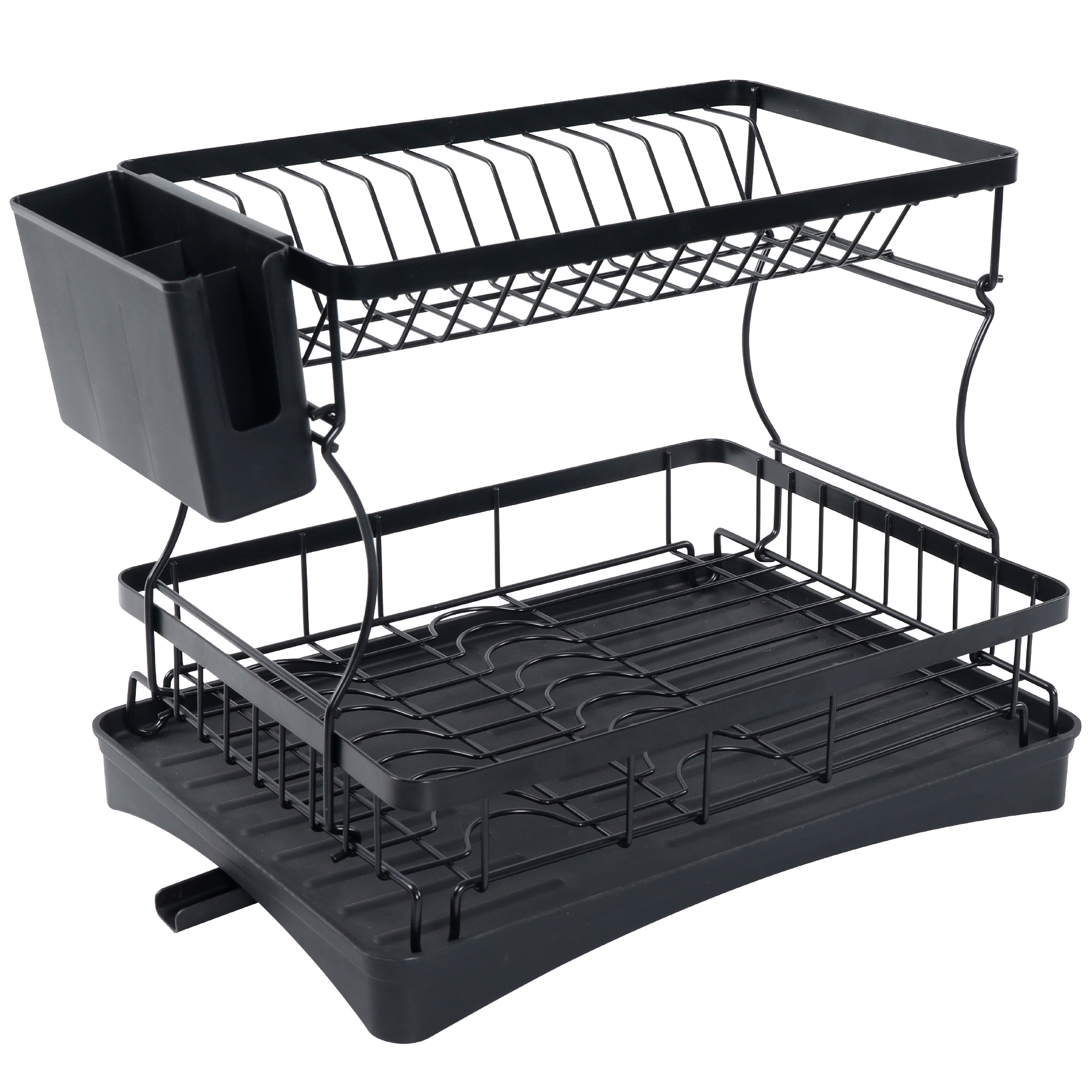 Изображение товара Двухъярусная сушилка для посуды Gromell шириной 42 см черная