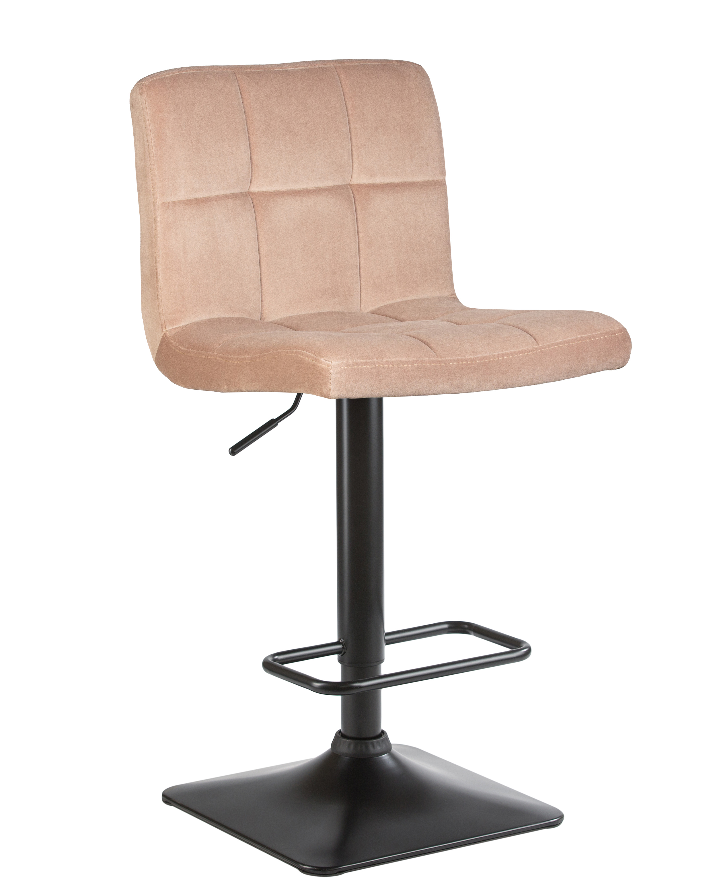 Изображение товара Барный стул Dobrin Dominic LM 42x115x52 см велюр цвет бежевый