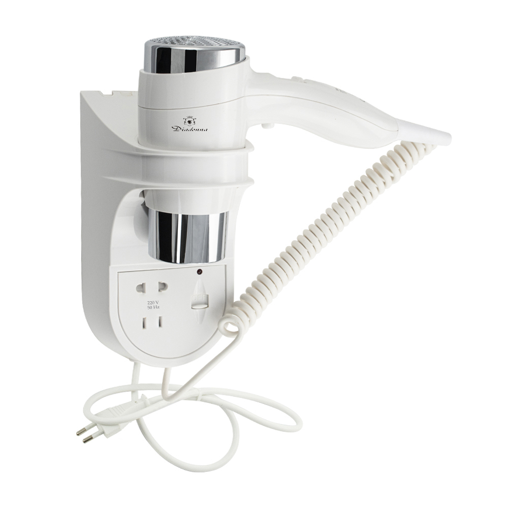 Изображение товара Профессиональный настенный фен DIADONNA 1300W для общественных помещений