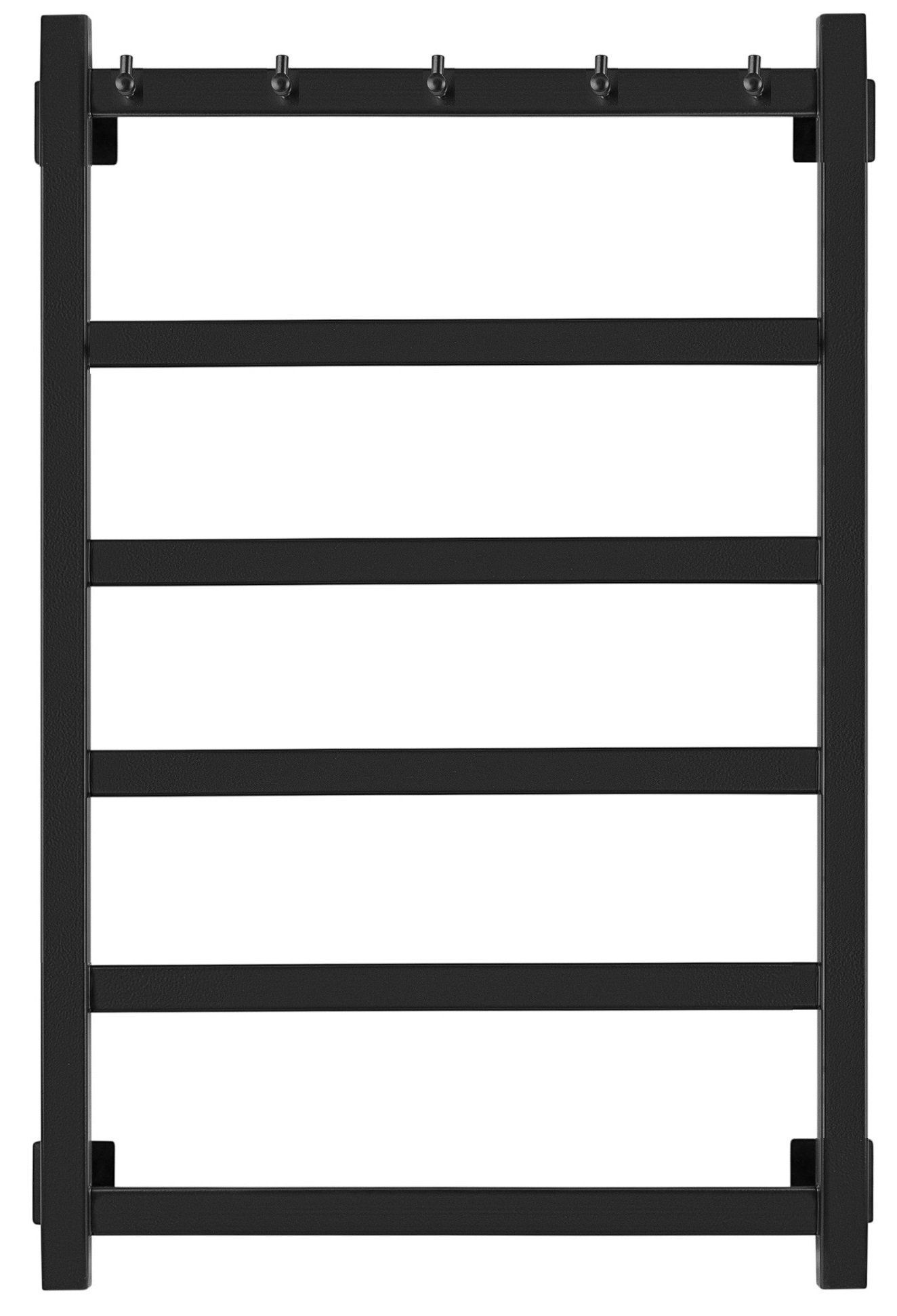 Изображение товара Полотенцесушитель электрический Secado Корсико 1 R 500x800 мм 300 Вт с терморегулятором лесенка цвет черный