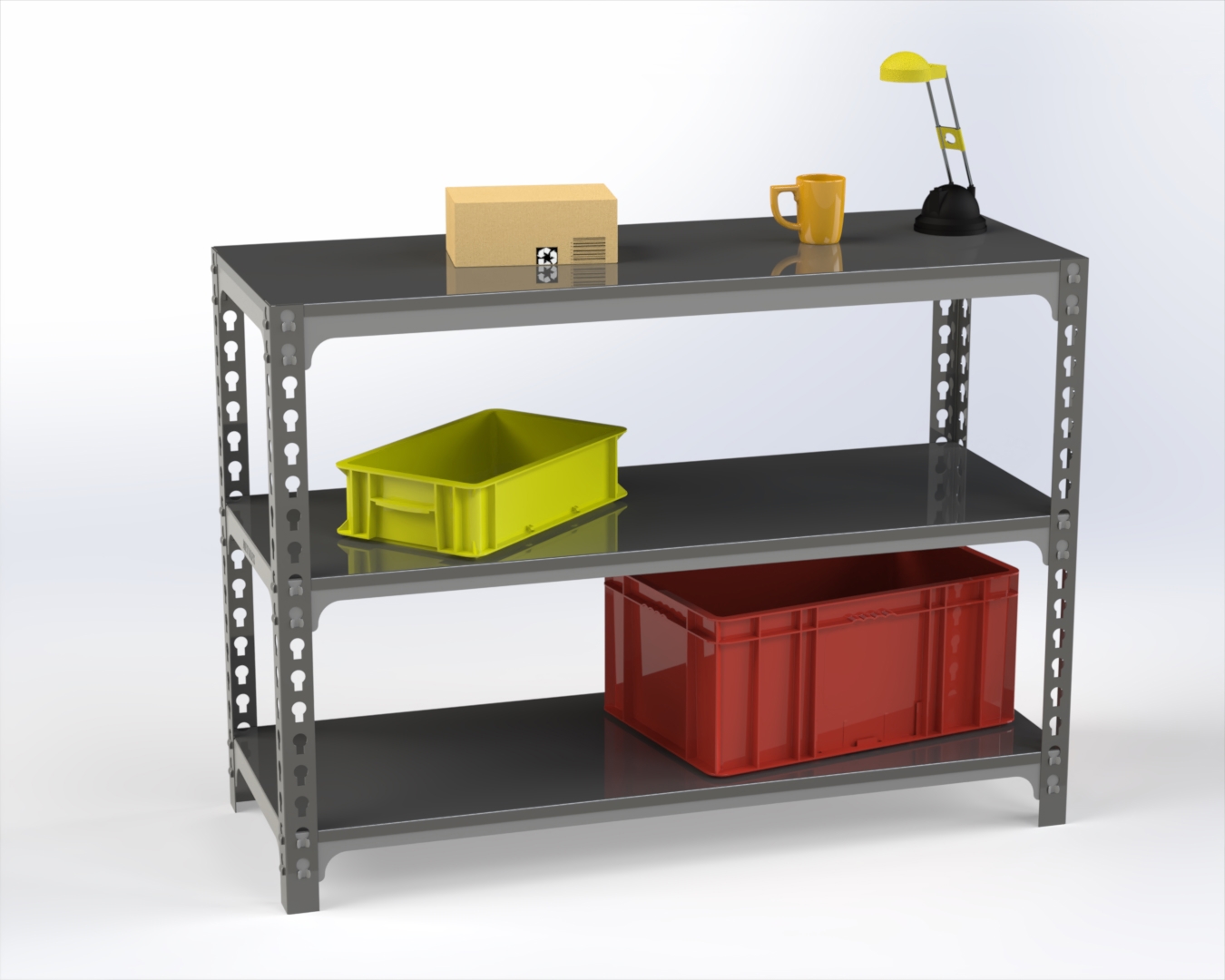 Изображение товара Стол-верстак Metalex 111607 950x1000x500 мм, максимальная нагрузка до 260 кг