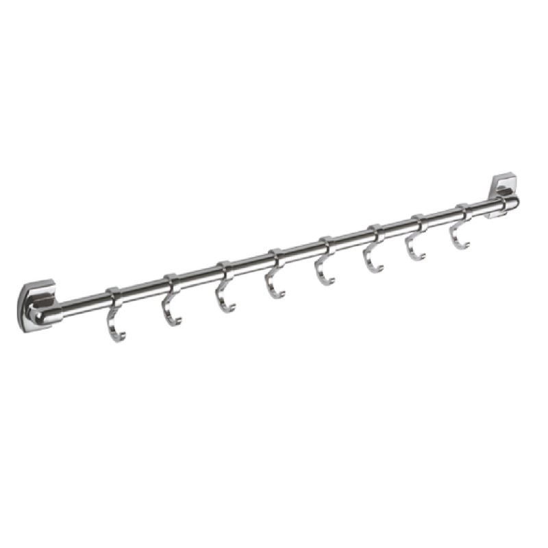Изображение товара Крючок для ванной Haiba HB209-8 цвет хром 8шт