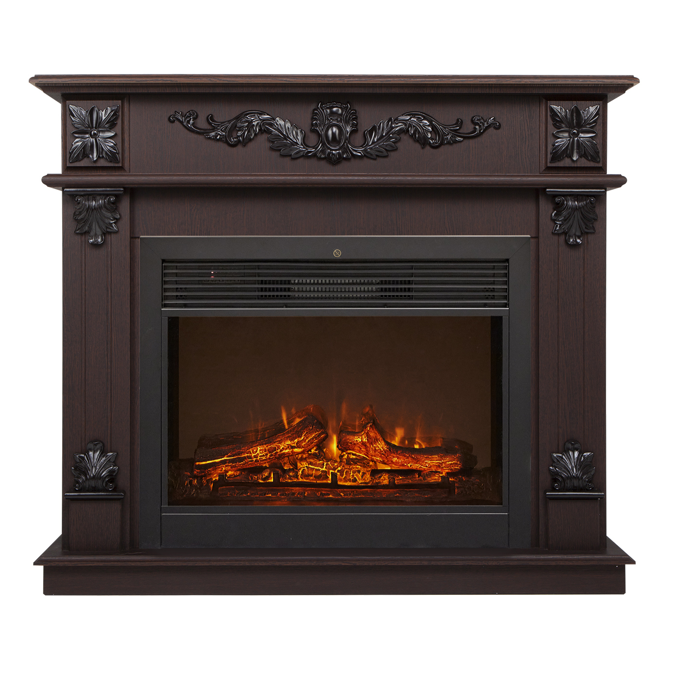 Изображение товара Каминокомплект RealFlame Philadelphia 26/25.5 DN с электроочагом Genius 26, орех