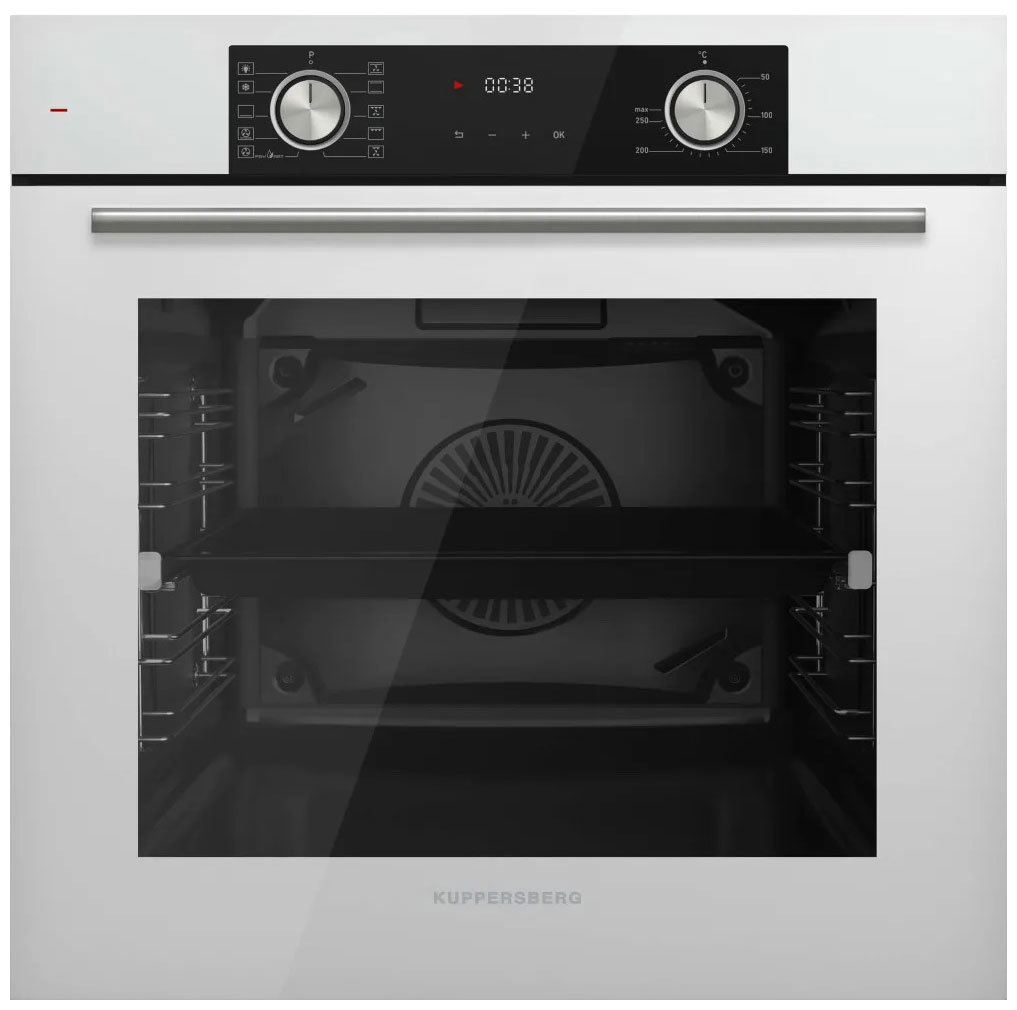 Изображение товара Встраиваемый духовой шкаф Kuppersberg Hf 610 W 59.50x59.50x56.70 см цвет белый