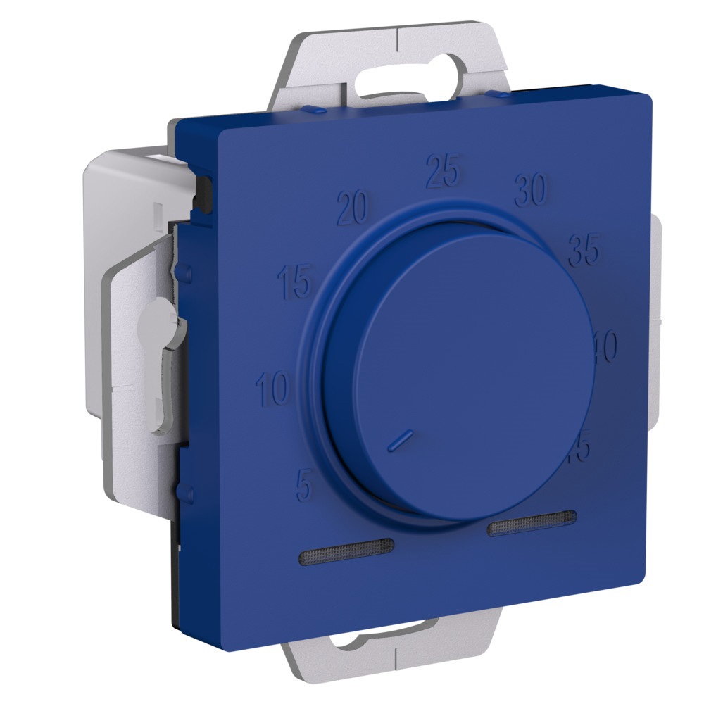 Изображение товара Терморегулятор для теплого пола Systeme electric AtlasDesign электронный цвет аквамарин