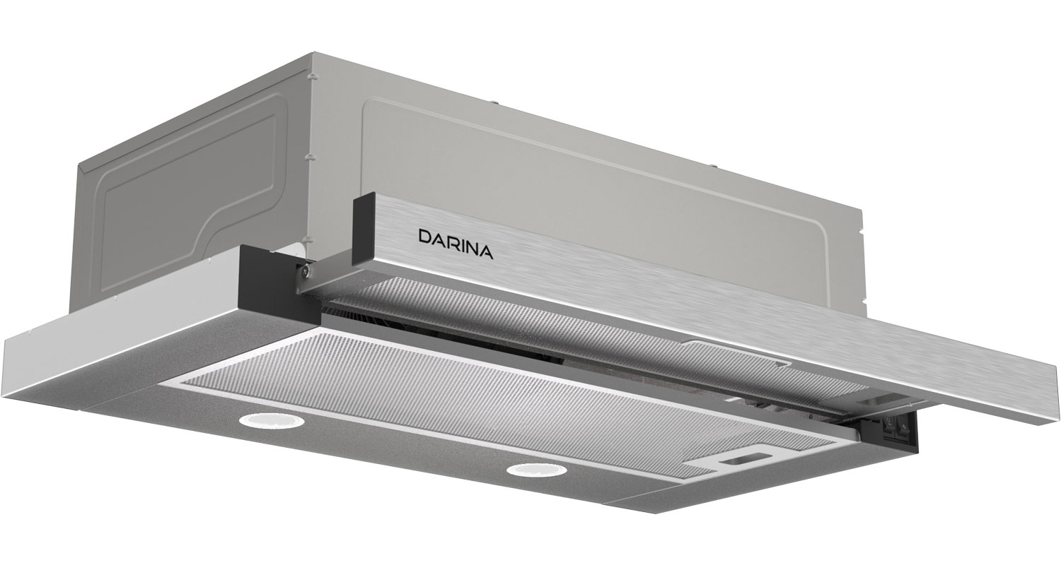 Изображение товара Встраиваемая вытяжка Darina SMART M606X 59.5 см цвет серый / серебристый