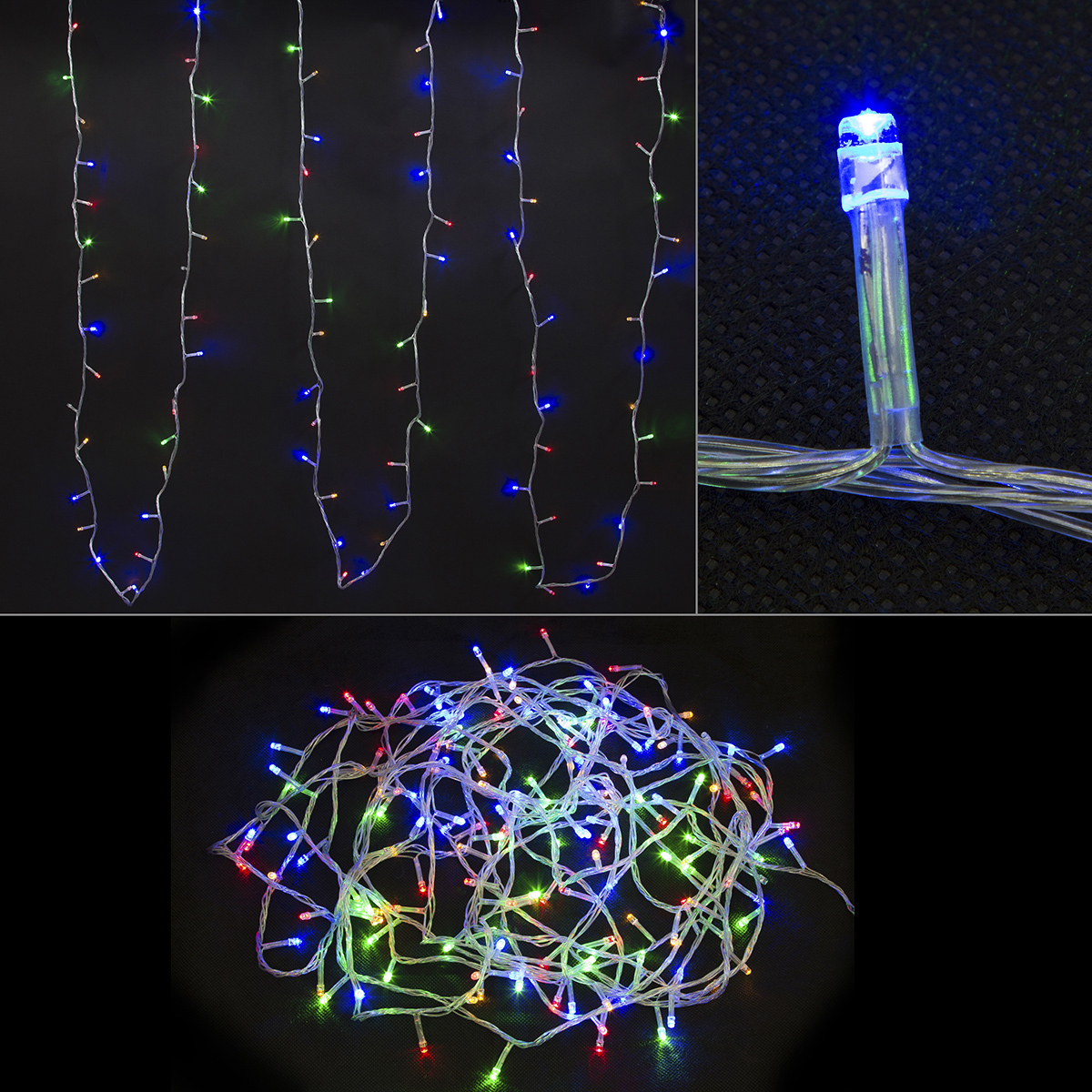 Изображение товара Электрогирлянда внутренняя Волшебная страна Нить 1м LED разноцветная 003215