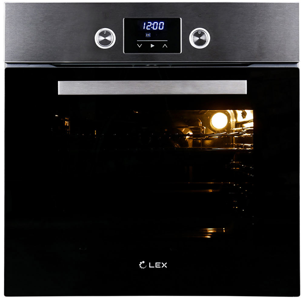 Изображение товара Встраиваемый духовой шкаф Lex Edp 093 Ix New 59.50x59.50x53 см цвет нержавеющая сталь