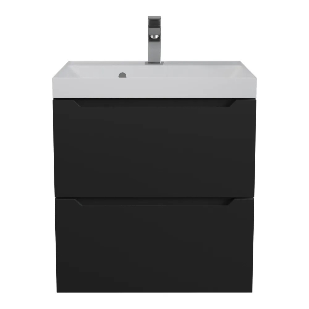 Изображение товара Тумба с раковиной Uperwood Tanos NEW черная 50x45x55 см