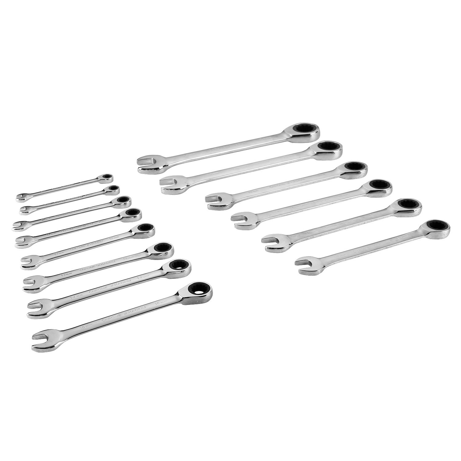 Изображение товара Набор ключей комбинированных Deko DKHT14 7-24 мм, 14 предметов