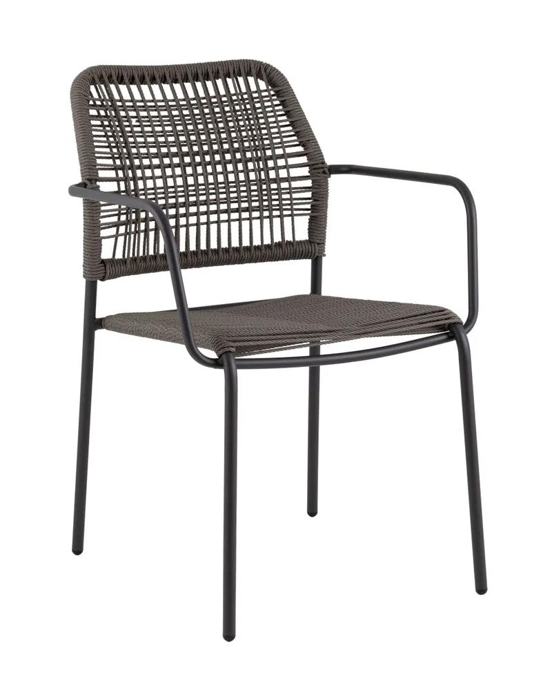 Изображение товара Кухонный стул Стул груп Solaia AD632068 grey+ d.grey 42x80x62 см пластик цвет темно-серый