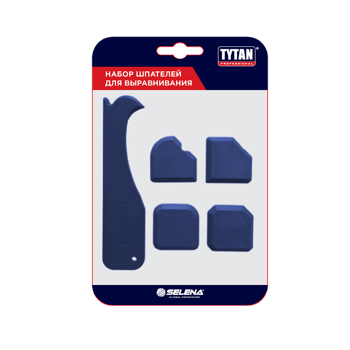 Изображение товара Набор шпателей для выравнивания швов Tytan Professional 98054, пластик, 4 шт
