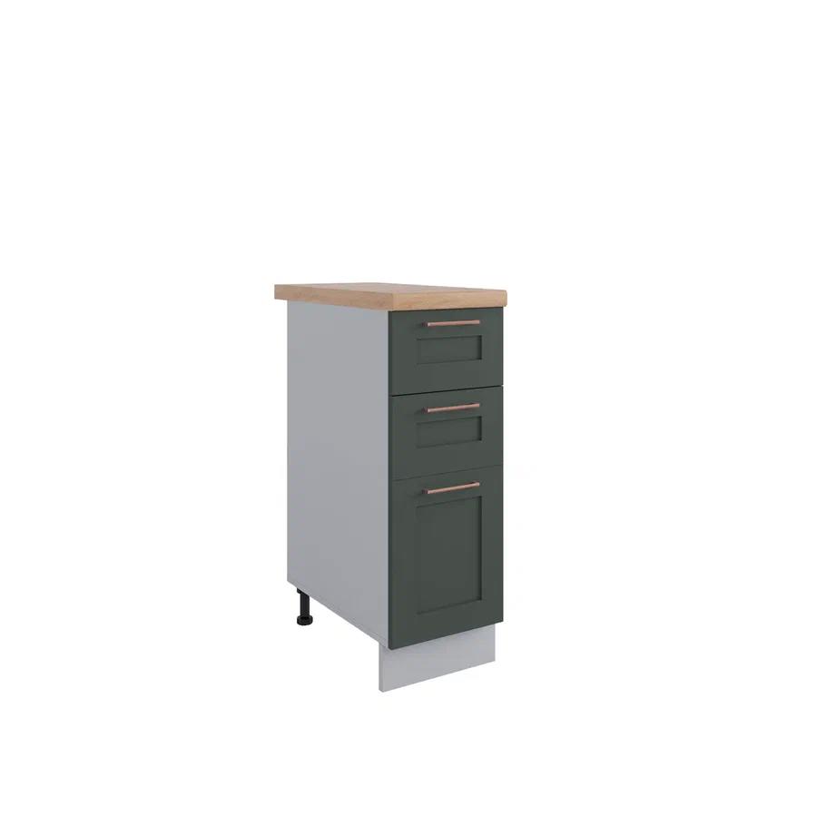 Изображение товара Кухонный гарнитур Дсв мебель Олива нова 30000000293 30x81.6x60 см ЛДСП цвет зеленый, оливковый