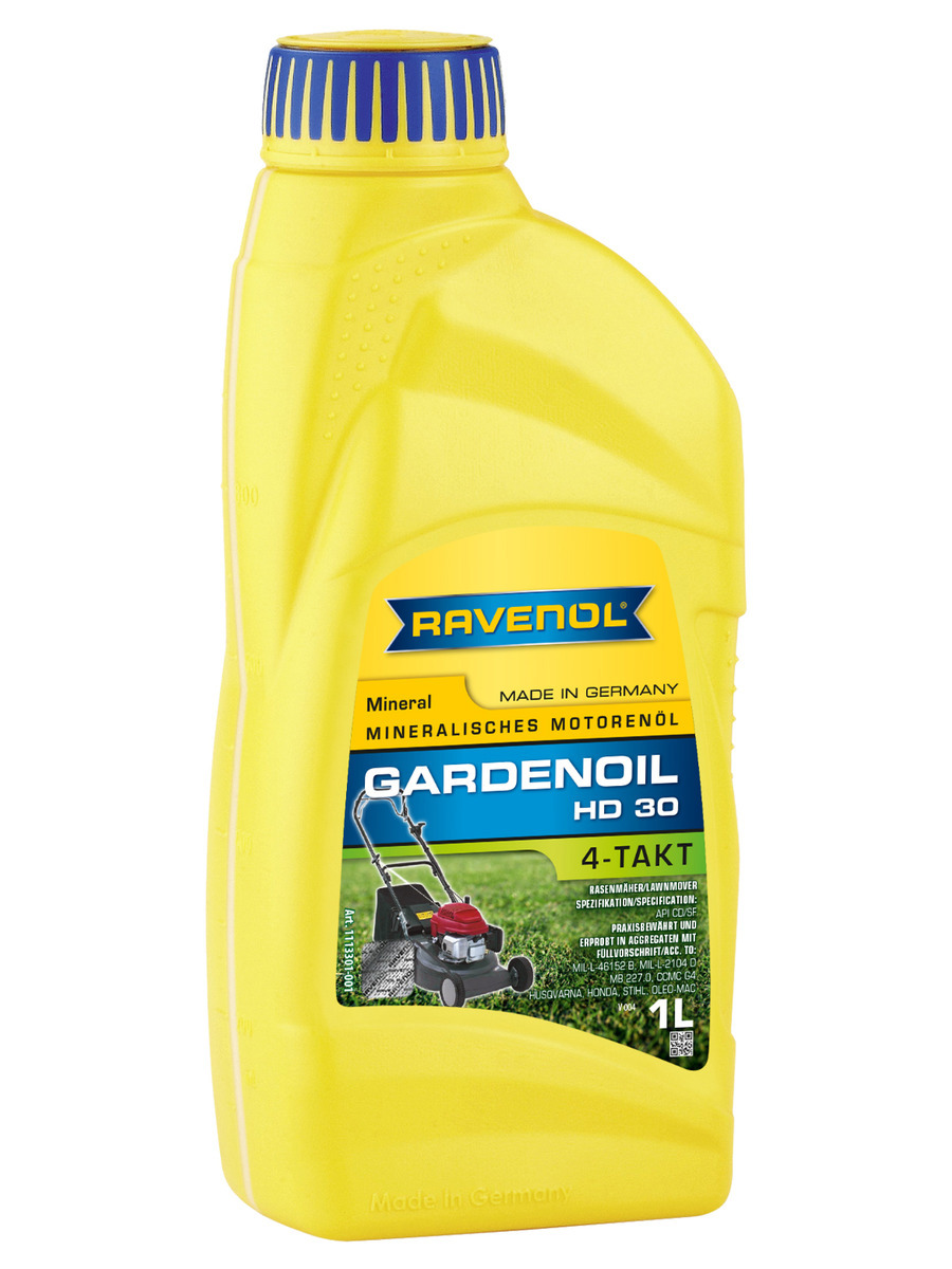Изображение товара Моторное масло Ravenol 4-Takt Gardenoil HD 30 1 л