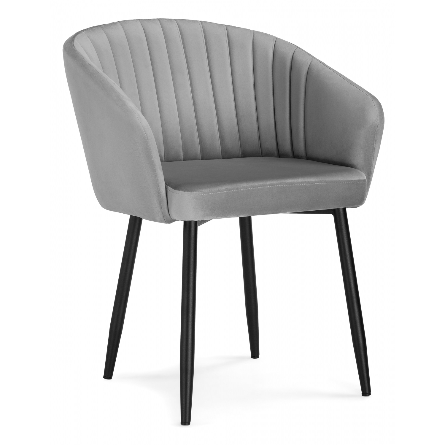 Изображение товара Стул Notta 576741 43x78x64 см велюр цвет черный