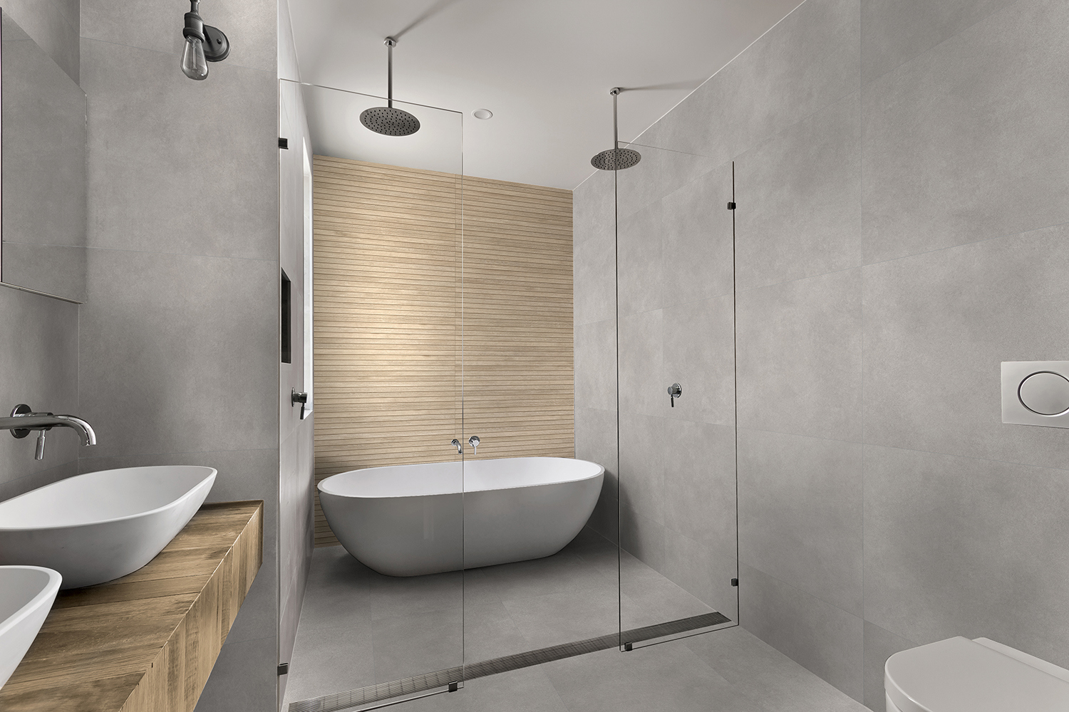 Изображение товара Керамогранит Global Tile Cassini 60x120 см бетон серый для интерьера и фасада