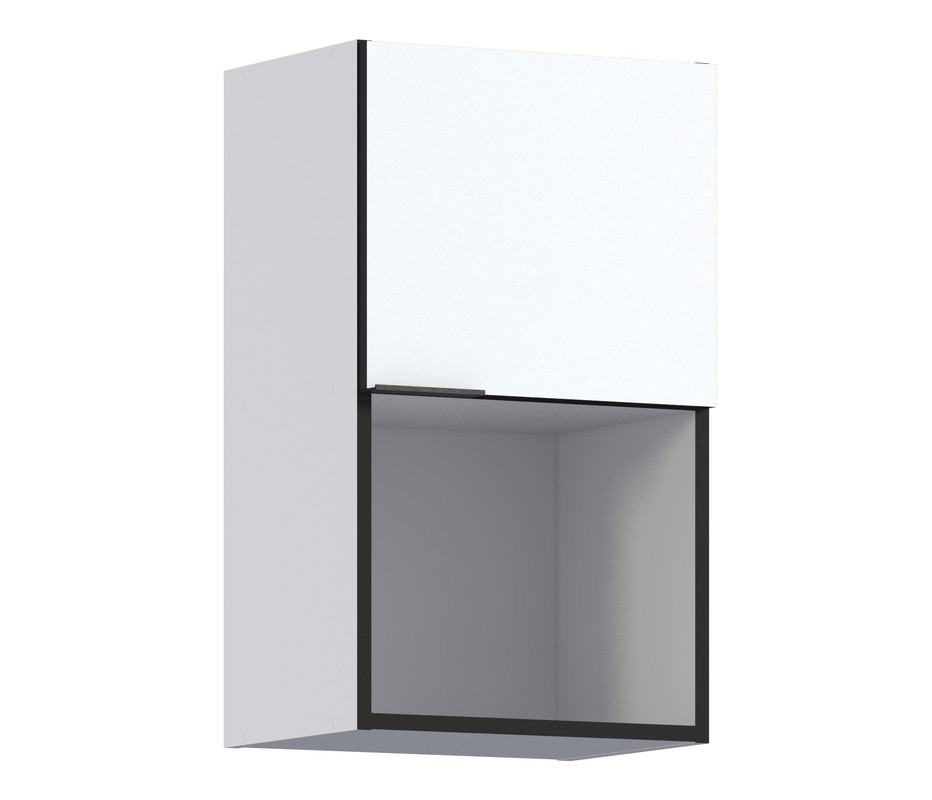 Изображение товара Навесной шкаф МЕТОД Столплит 50x68x30.6 см из ЛДСП черный