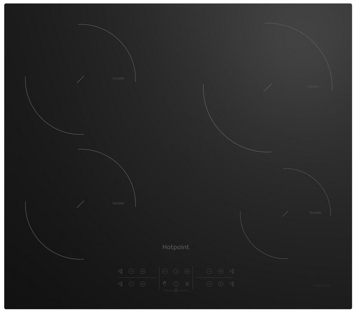 Изображение товара Электрическая варочная панель Hotpoint HB 1560S NE 58 см 4 конфорки цвет черный