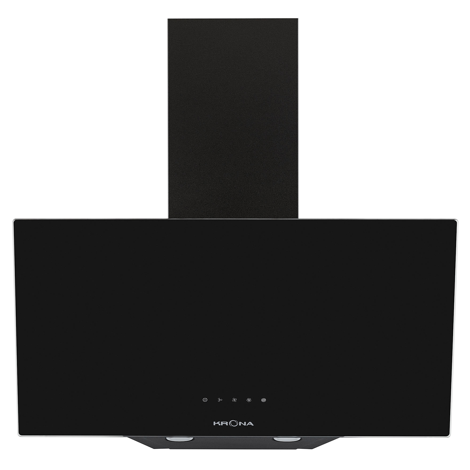 Изображение товара Вытяжка Krona HELGA 600 black S аллюминий стекло отвод рециркуляция освещение