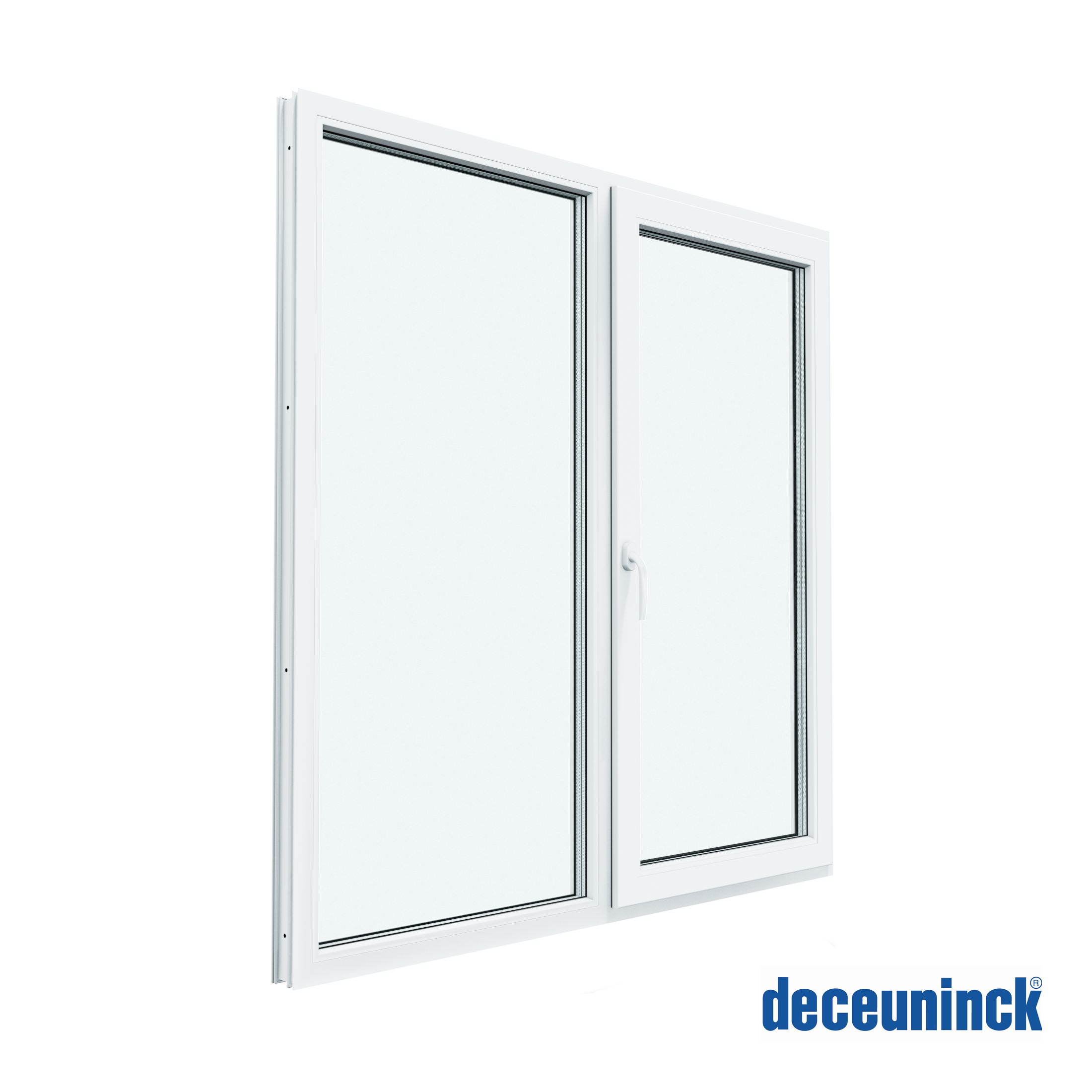 Изображение товара Окно ПВХ Deceuninck Форвард двустворчатое 110x130 см