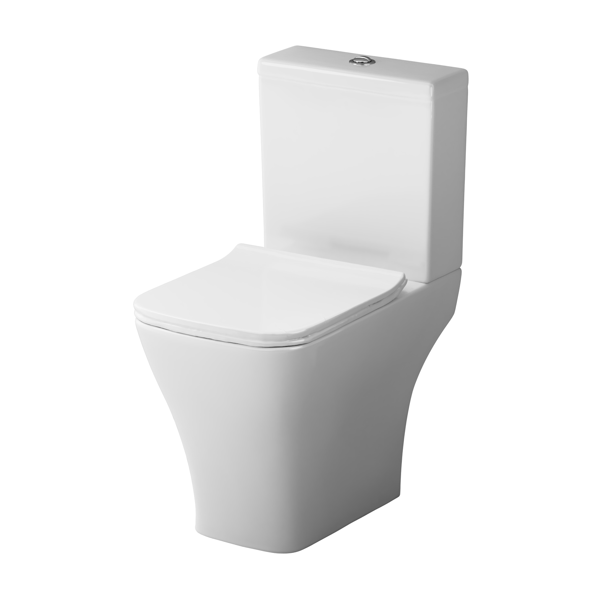 Изображение товара Унитаз-компакт DAMIXA Titan DX78C8600SC с безободковой чашей и микролифтом