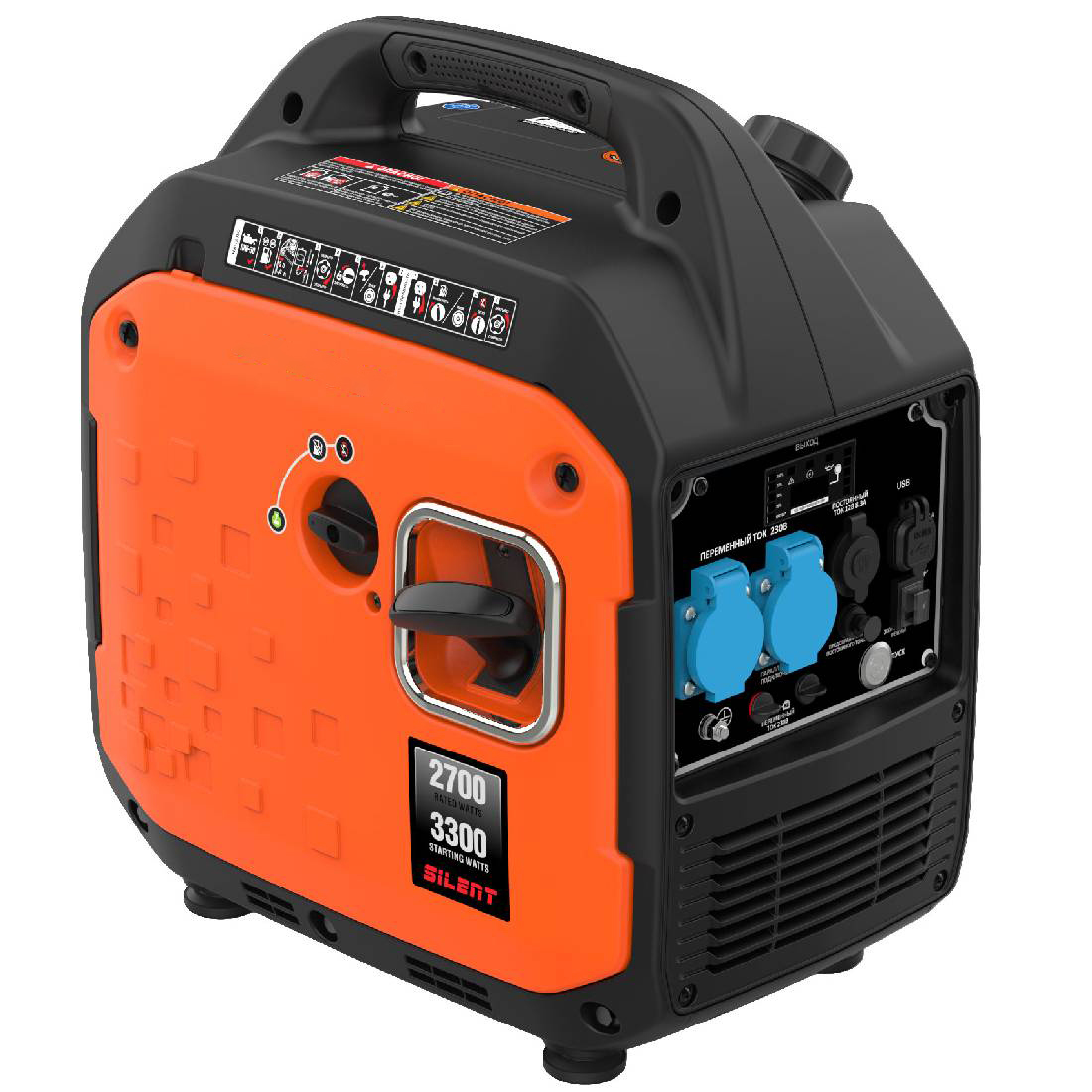 Изображение товара Генератор бензиновый Evoline BQH 3300 E 2.5 кВт