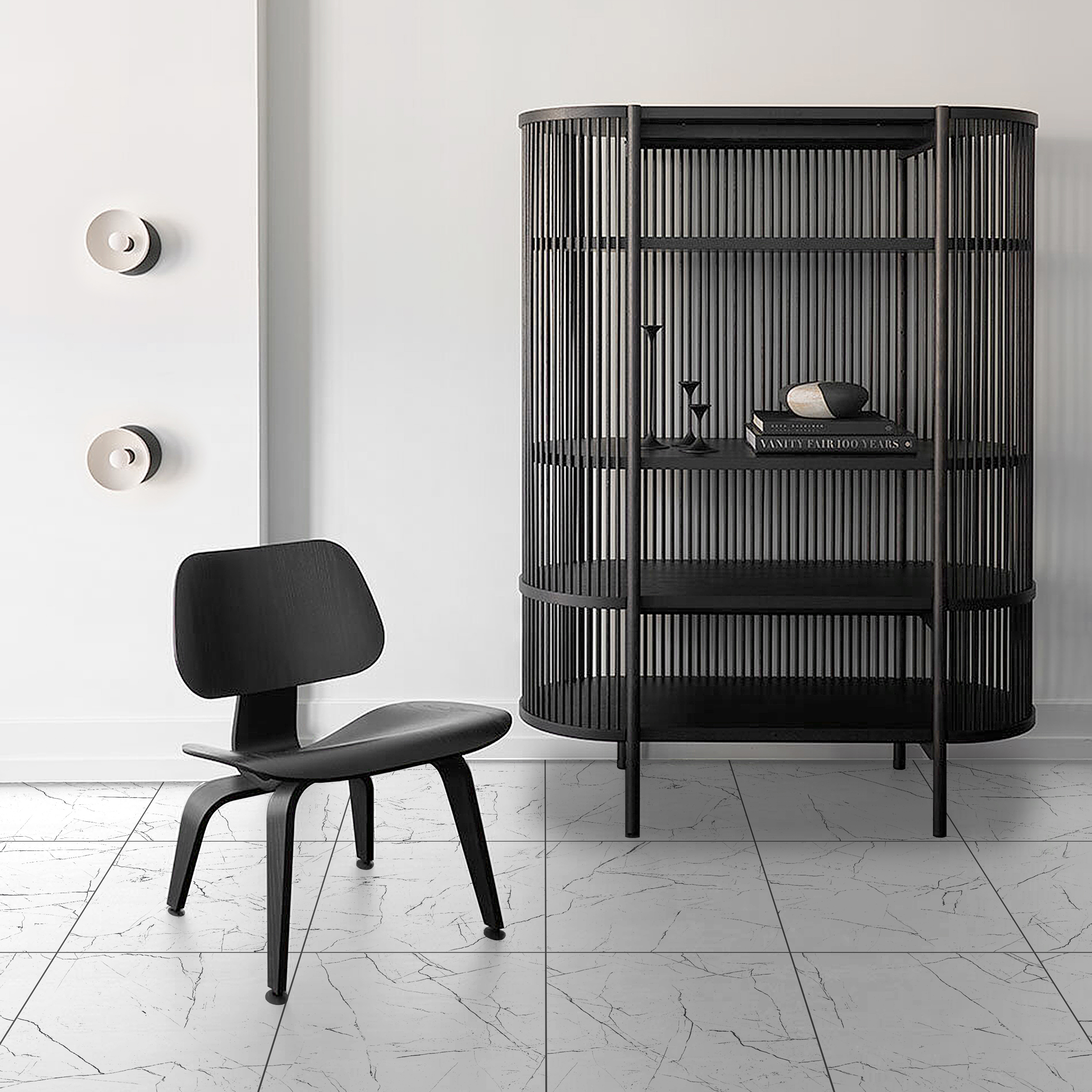 Изображение товара Керамогранит Калакатта 60x60 см светло-серый мраморный эффект