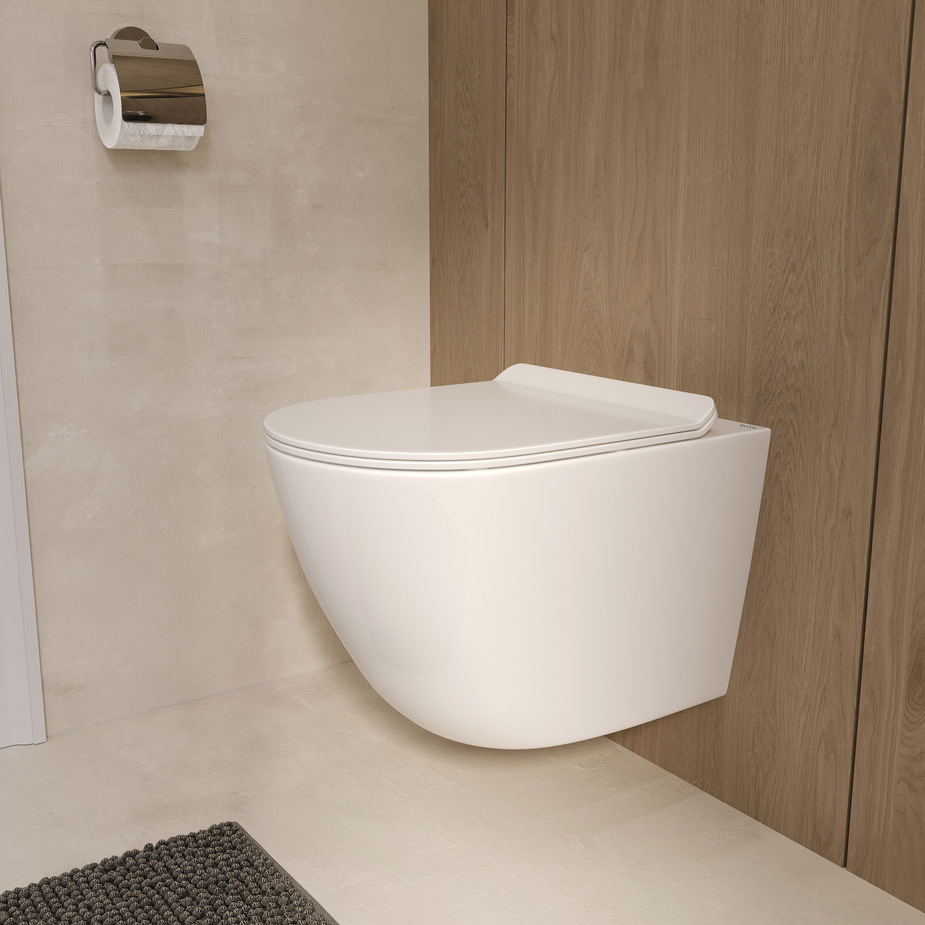 Изображение товара Подвесной унитаз Bond FL1310 с безободковым смывом и микролифтом