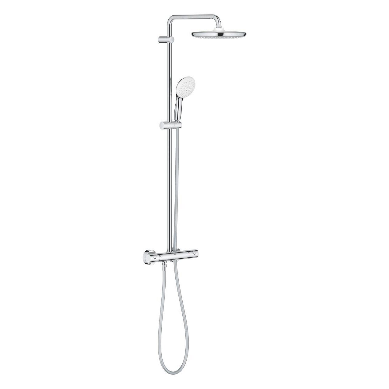 Изображение товара Душевая система GROHE Tempesta System 250 26670001 с термостатом для душа цвет хром Изображение товара Душевая система GROHE Tempesta System 250 26670001 с термостатом для душа цвет хром