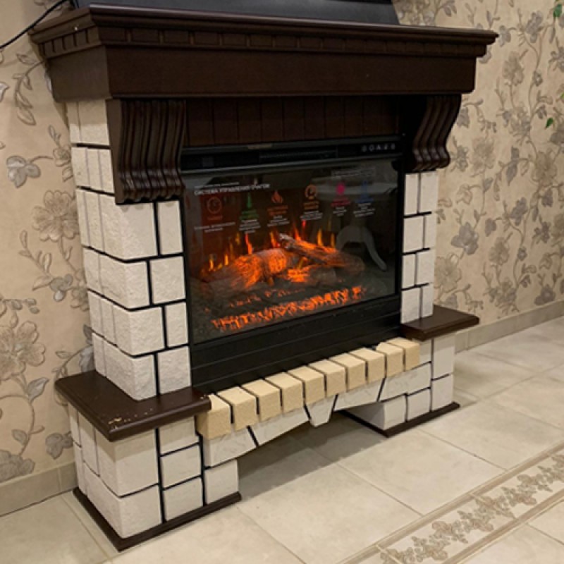 Изображение товара Каминокомплект INTER FLAME Экстер с очагом Panoramic 25-30