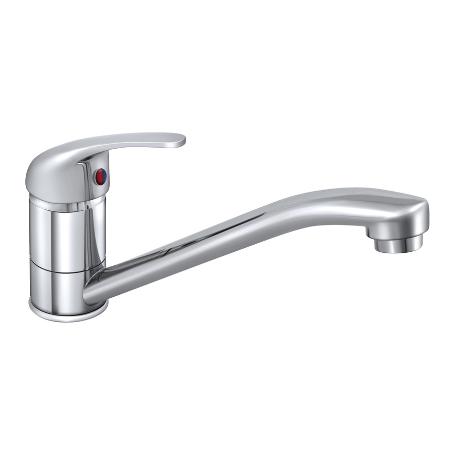 Изображение товара Смеситель для кухни Славен СЛ-ОД-П21 поворотный излив 9.5 см цвет хром