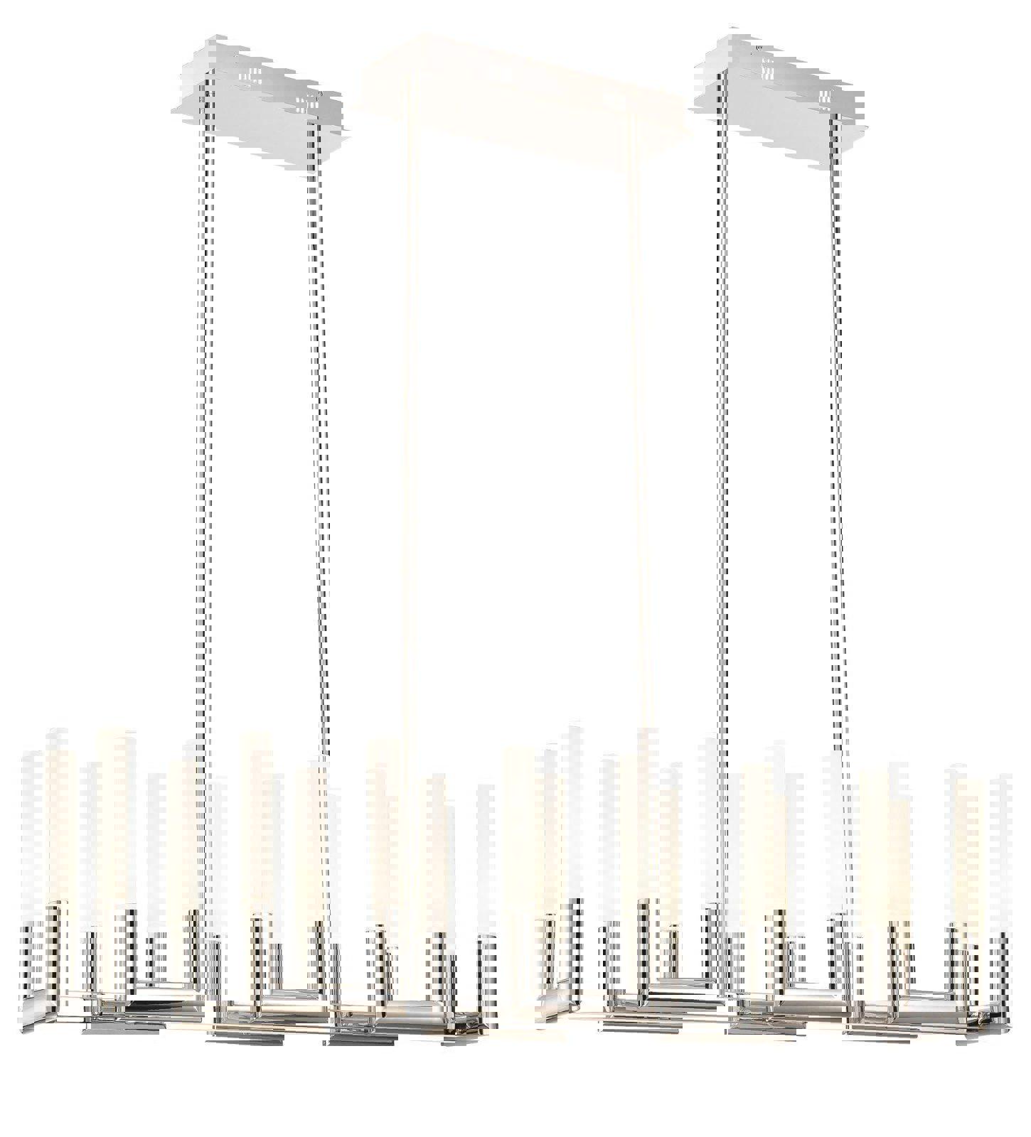 Изображение товара Люстра подвесная светодиодная Lucia Tucci FLOP 3390.16 chrome 16 ламп белый дизайн