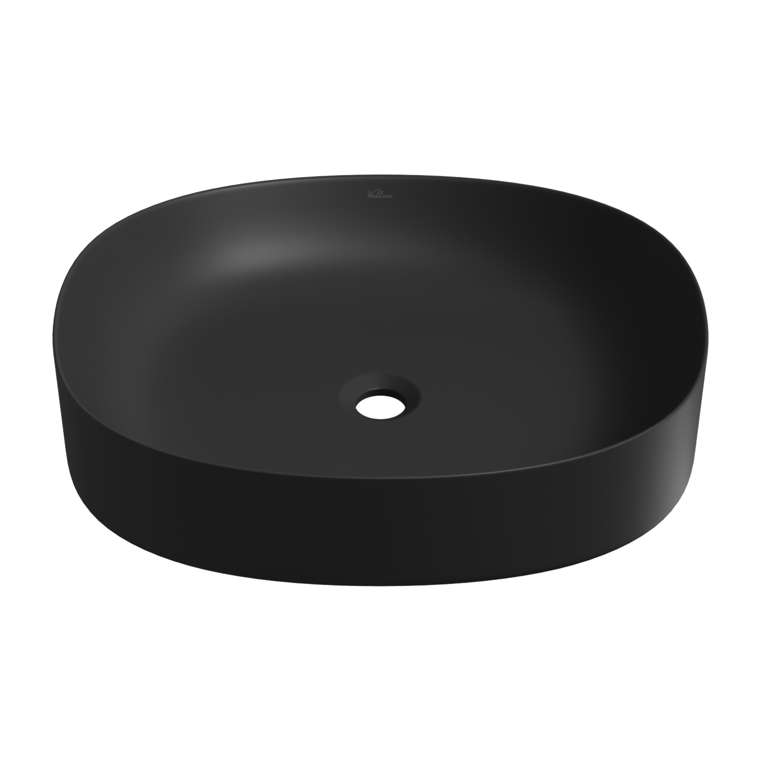 Изображение товара Раковина накладная для ванной Wellsee Belle Spa 2.0 55 см матовый черный