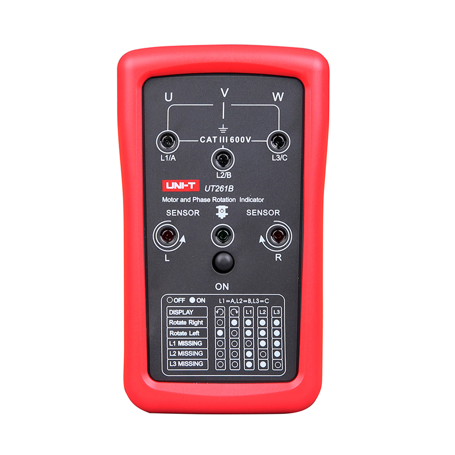 Изображение товара Детектор скрытой проводки и металла Uni-t UT261B для определения фаз и вращения двигателя