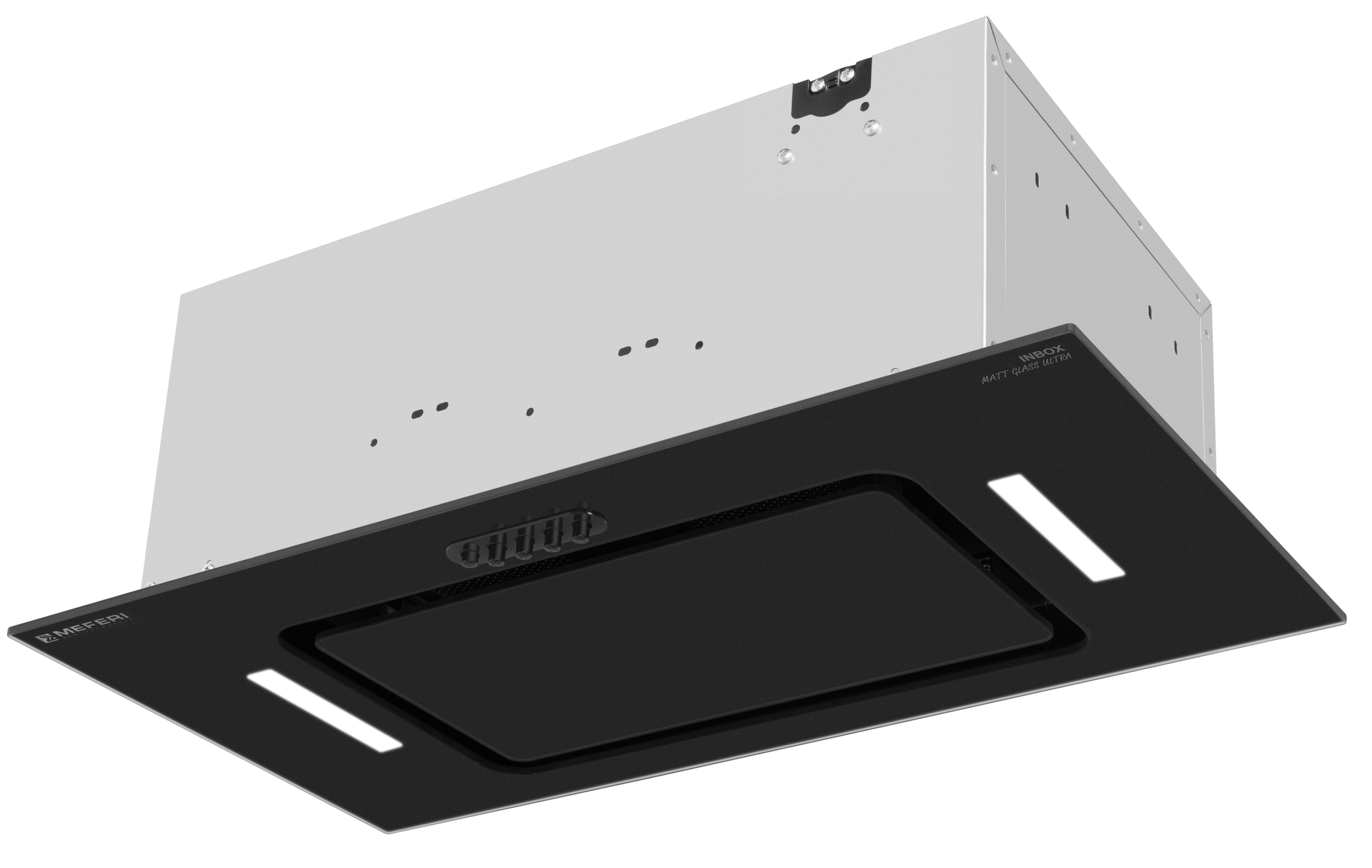 Изображение товара Встраиваемая вытяжка Meferi INBOX60BK MATT GLASS ULTRA 60 см черный матовый