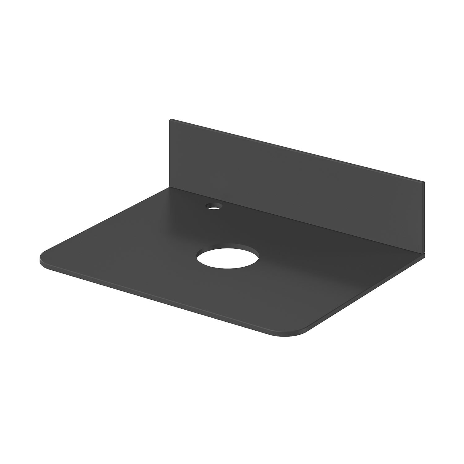 Изображение товара Столешница в ванную Итана 4657810335196 60.2x45.8см Синтетический камень цвет черный