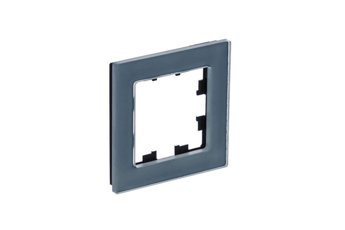 Изображение товара Рамка AtlasDesign Nature ATN360701 1 пост графит закаленное стекло