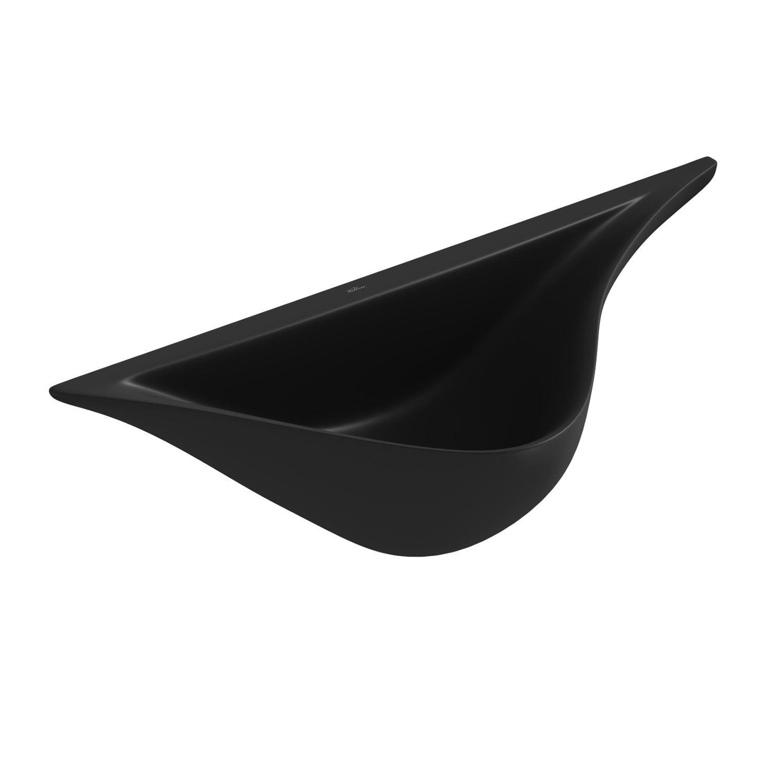 Изображение товара Раковина Wellsee Oxymoron 90см цвет раковина матовый черный