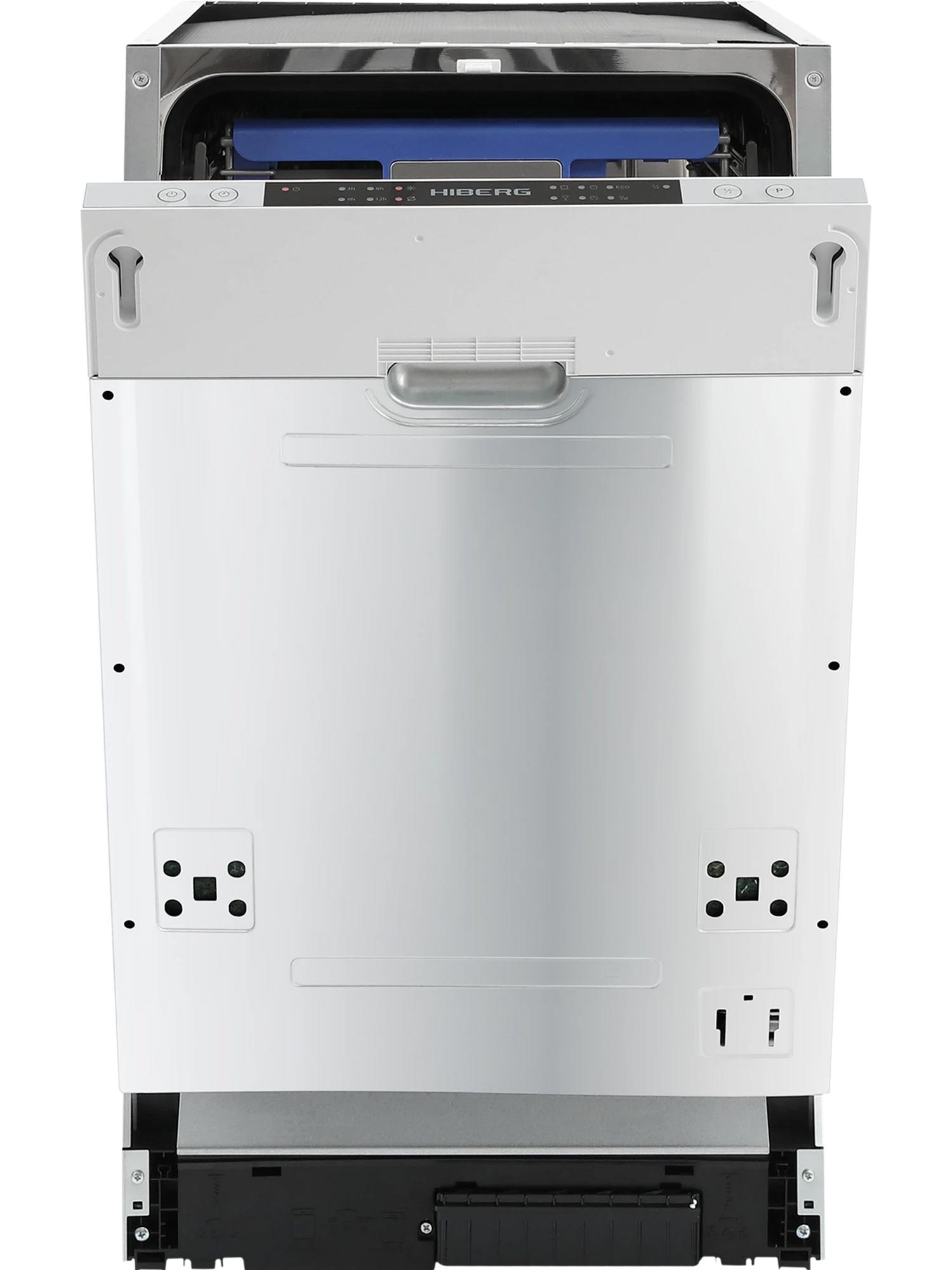Изображение товара Встраиваемая посудомоечная машина Hiberg I46 1030 белый серый 6 программ