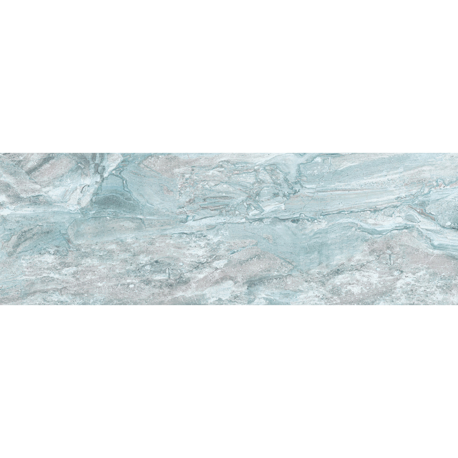 Изображение товара Плитка настенная DELACORA Crystal Zaffiro 25.3x75x0.95 7 шт в уп цвет голубой