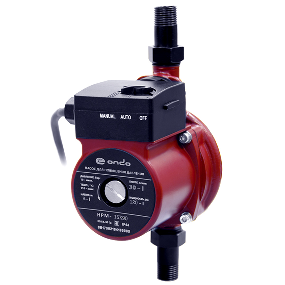 Изображение товара Циркуляционный насос ONDO PHPM-1590 15/9 для систем отопления и водоснабжения