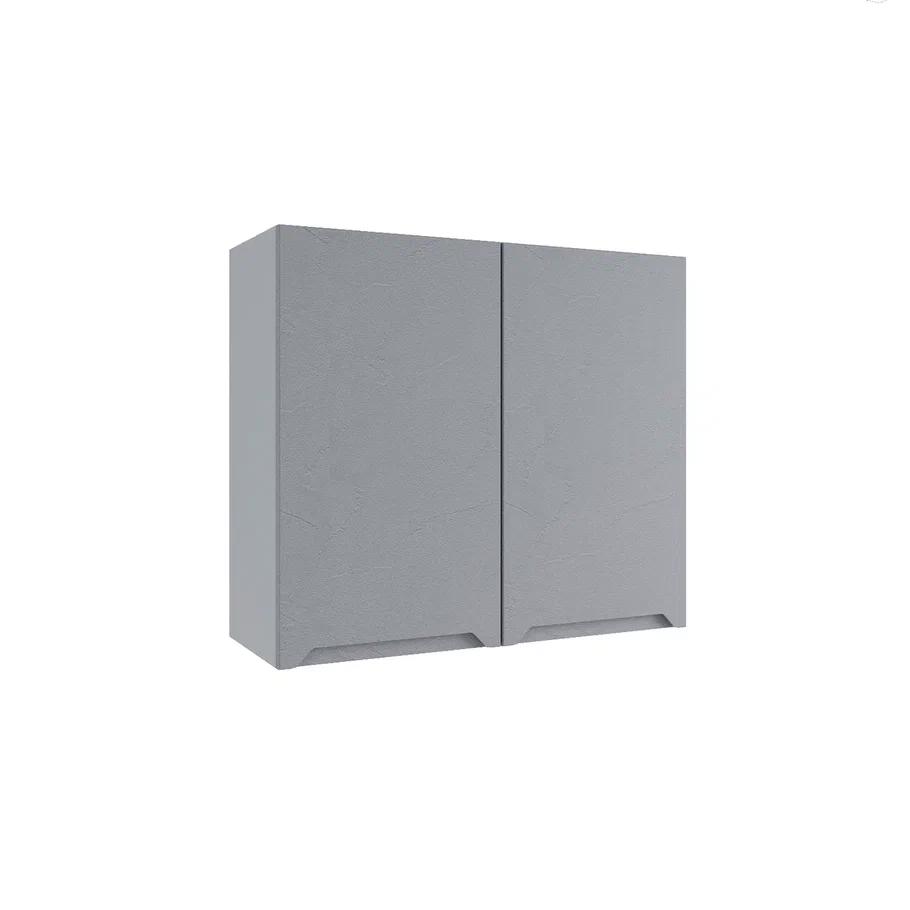 Изображение товара Кухонный навесной шкаф Грейстоун 80x70x30 см светло-серый ЛДСП бренда Дсв мебель