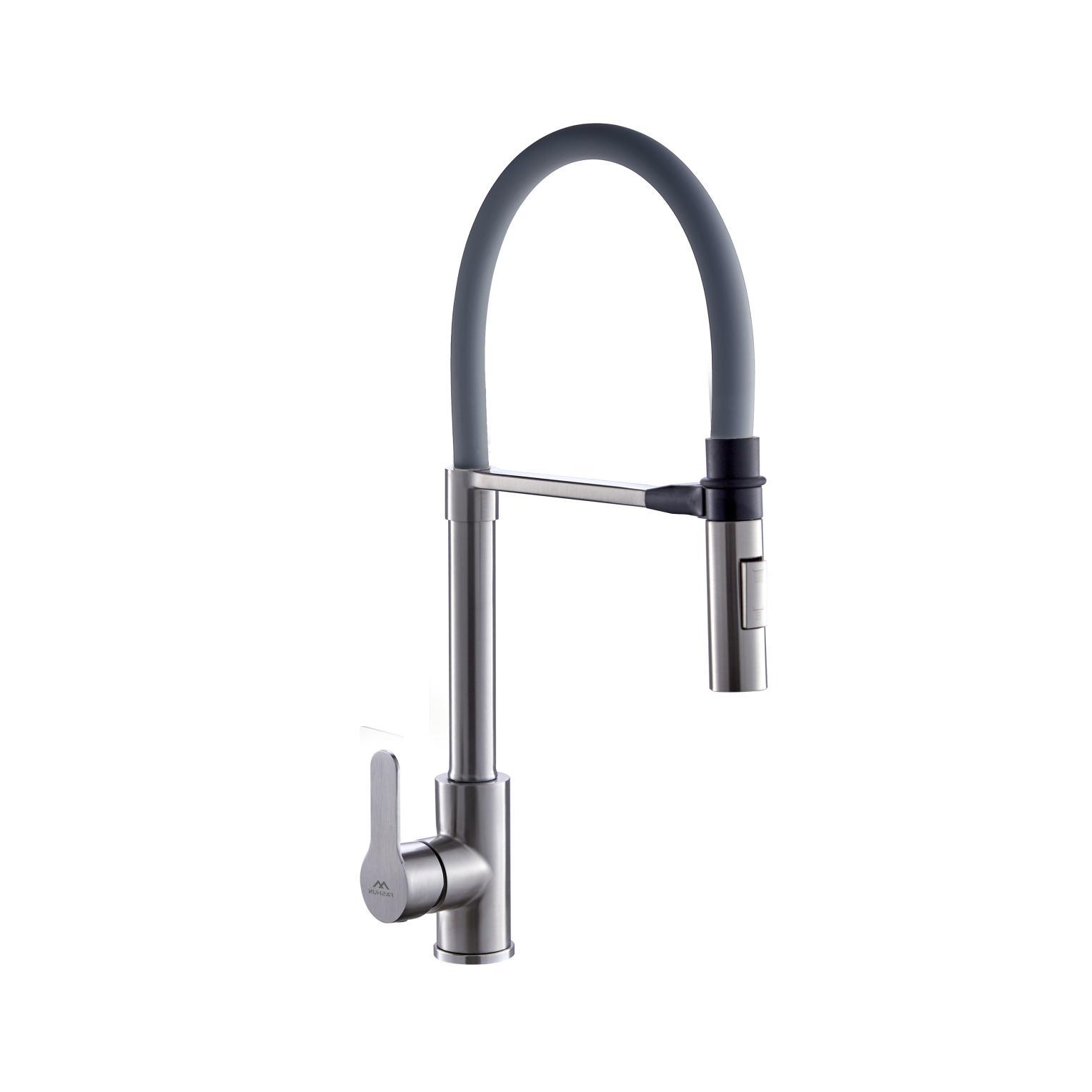 Изображение товара Смеситель для кухни однорычажный Fashun A54511-12 серый сатин