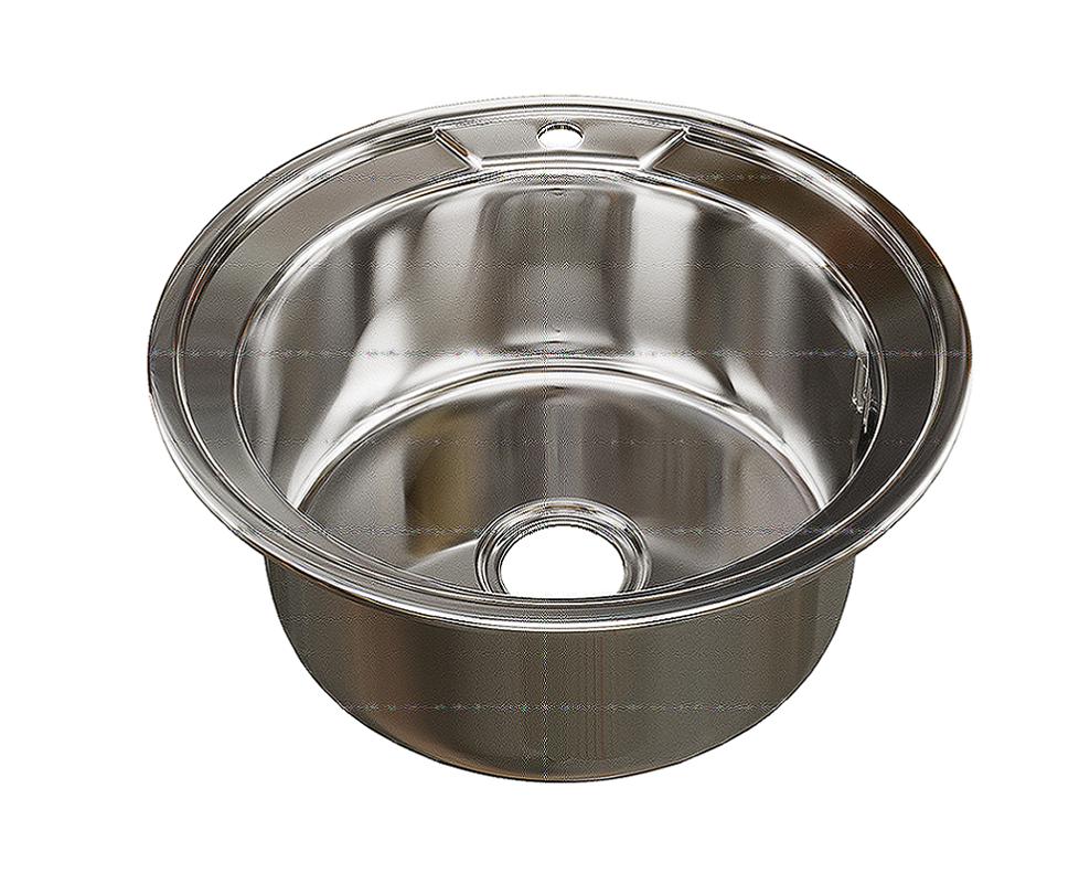 Изображение товара Врезная мойка Mixline 528182 из нержавеющей стали 49x49 см