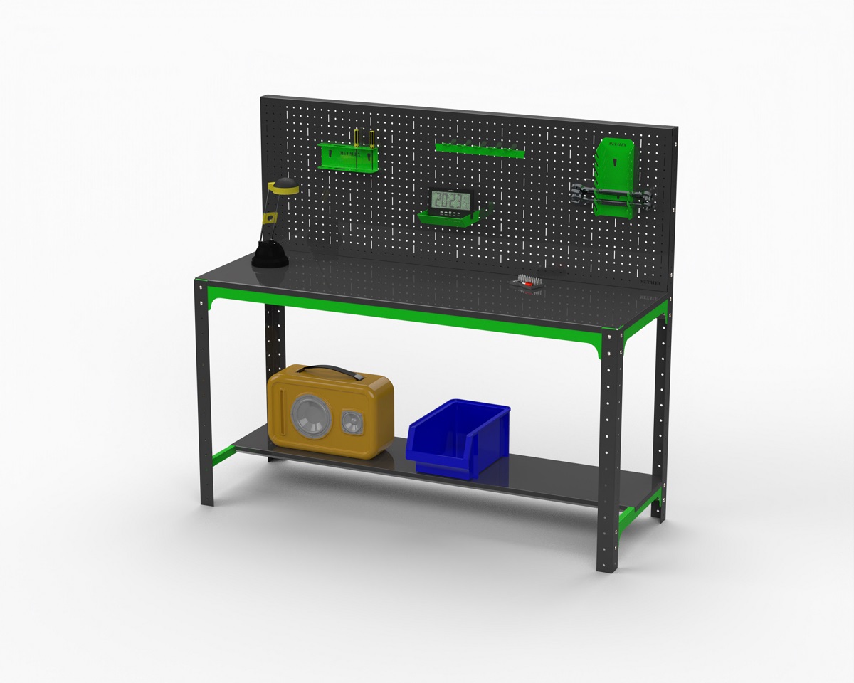 Изображение товара Стол металлический Metalex 201040, максимальная нагрузка 260 кг