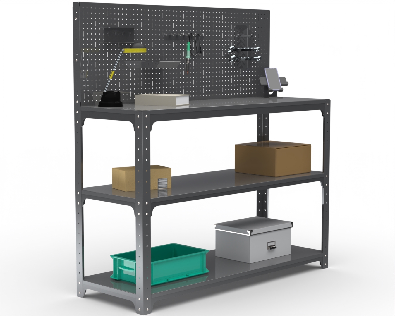 Изображение товара Стол-верстак Metalex 205106, 950x1400x500 мм, нагрузка 260 кг