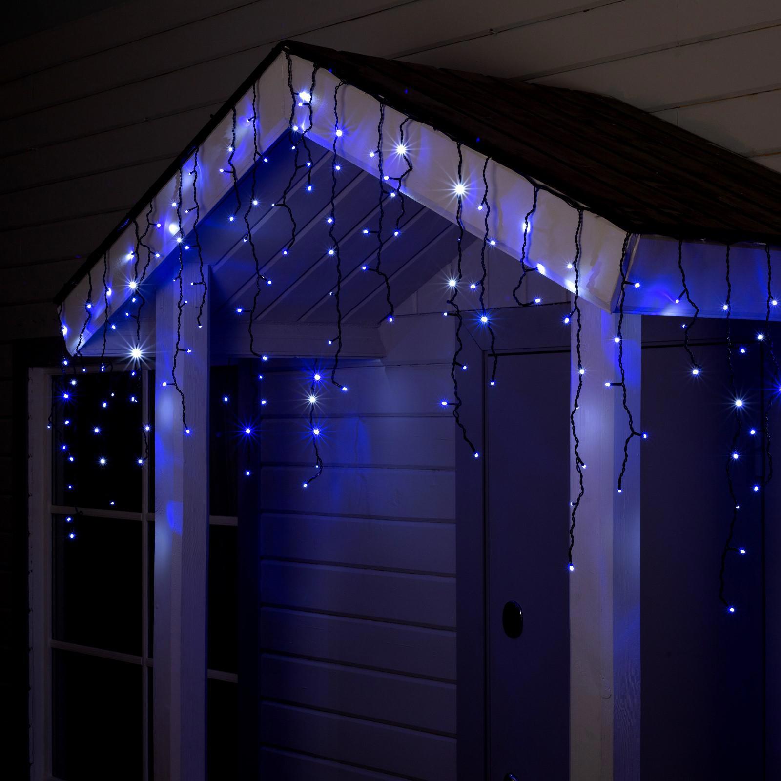 Изображение товара Электрогирлянда Бахрома Luazon lighting 4x4 м 180 LED синий