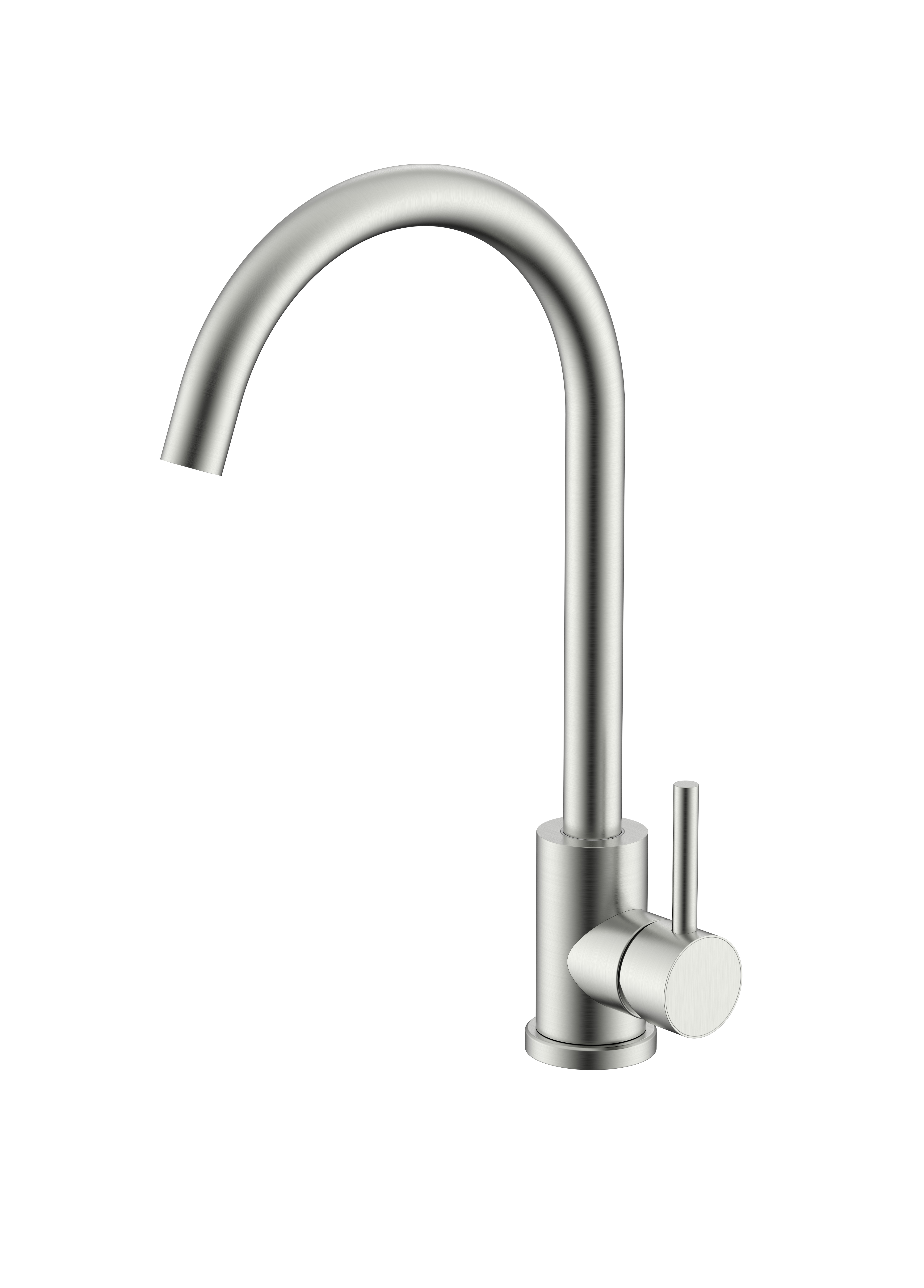 Изображение товара Смеситель для кухни Splenka S201 поворотный излив 24.4 см цвет сатин