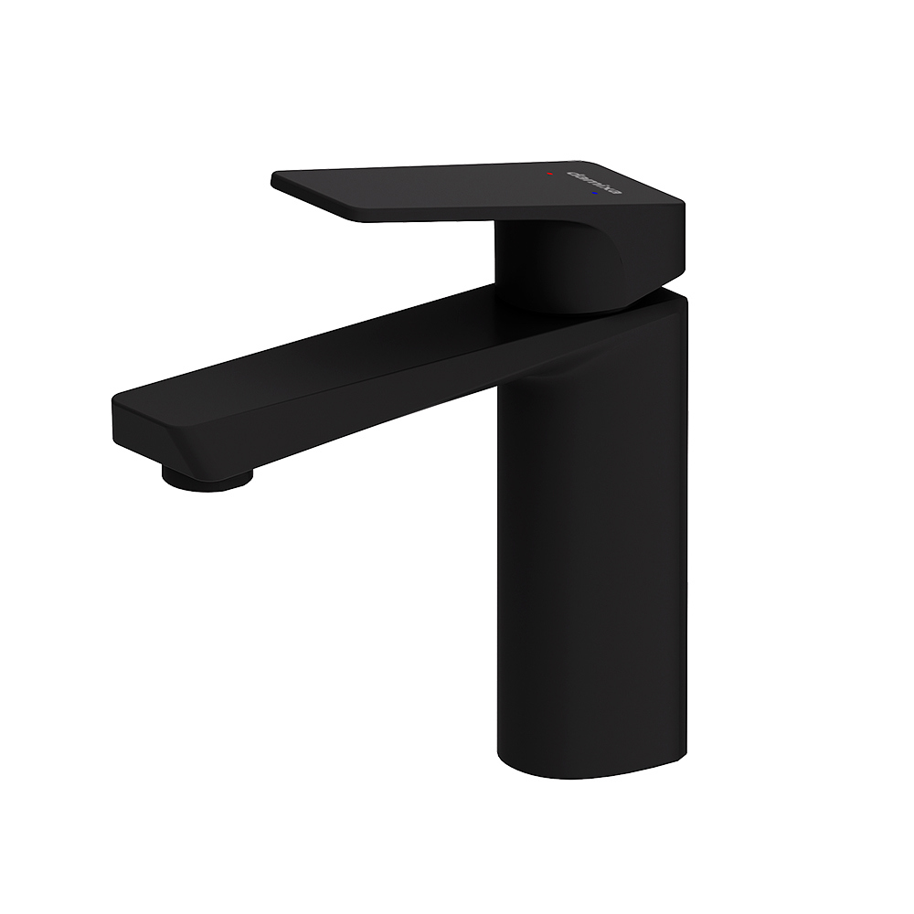 Изображение товара Смеситель для раковины Damixa Merkur однорычажный черный PVD 400210300